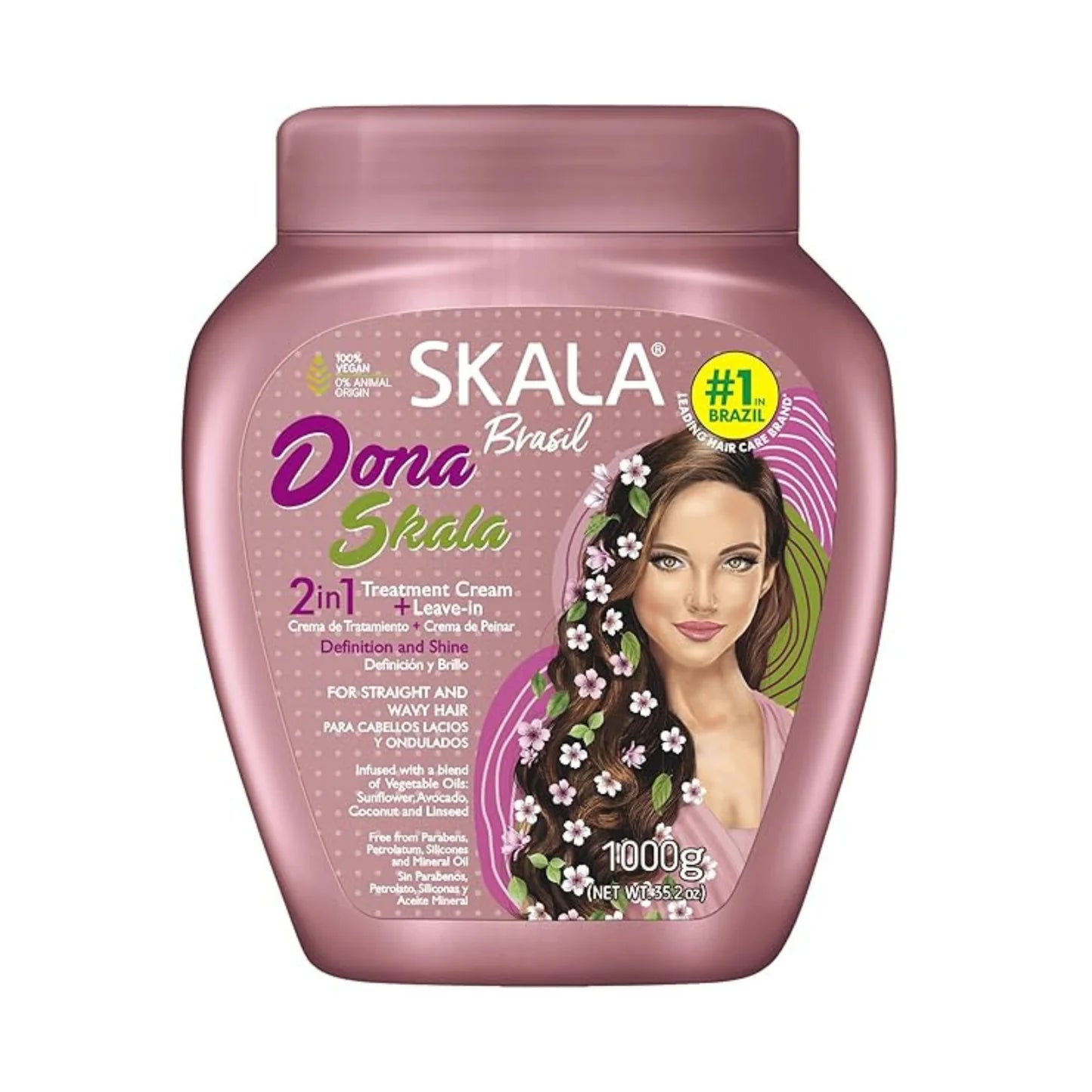 Skala Brasil Dona Baata – Crème 2en1 Traitement + Leave-in 1000g