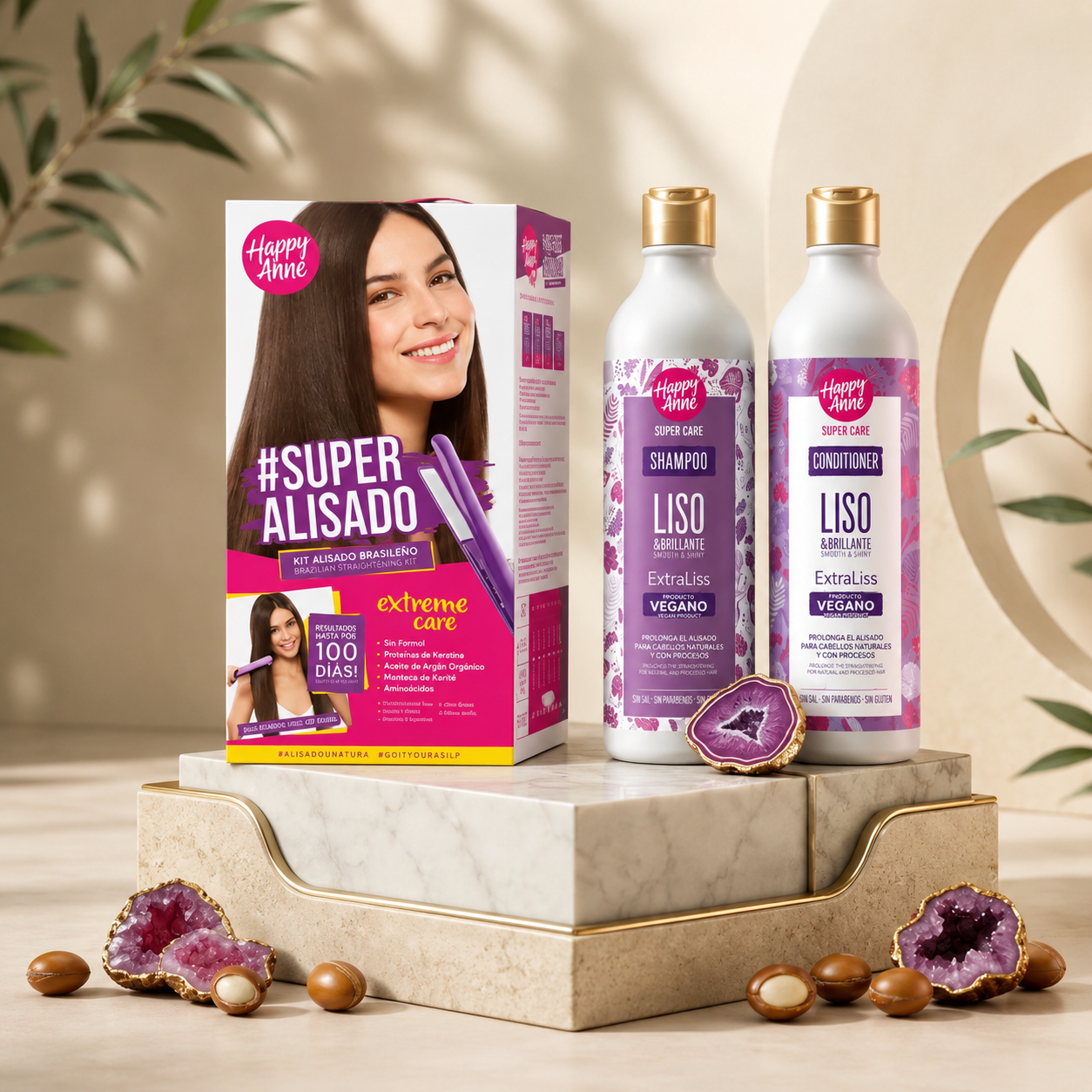 Gamme Happy Anne #SuperAlisado — Lissage Brésilien à Domicile