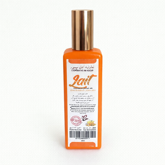 Lait Corporel Hydratant au Miel – Cooperative Ahl Missour | Soin Nourrissant Naturel