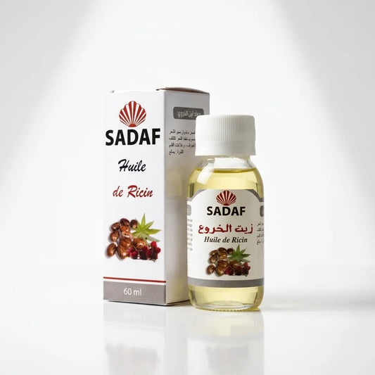 Huile de Ricin Pure SADAF 60 ml – Pousse & Fortifiant Naturel