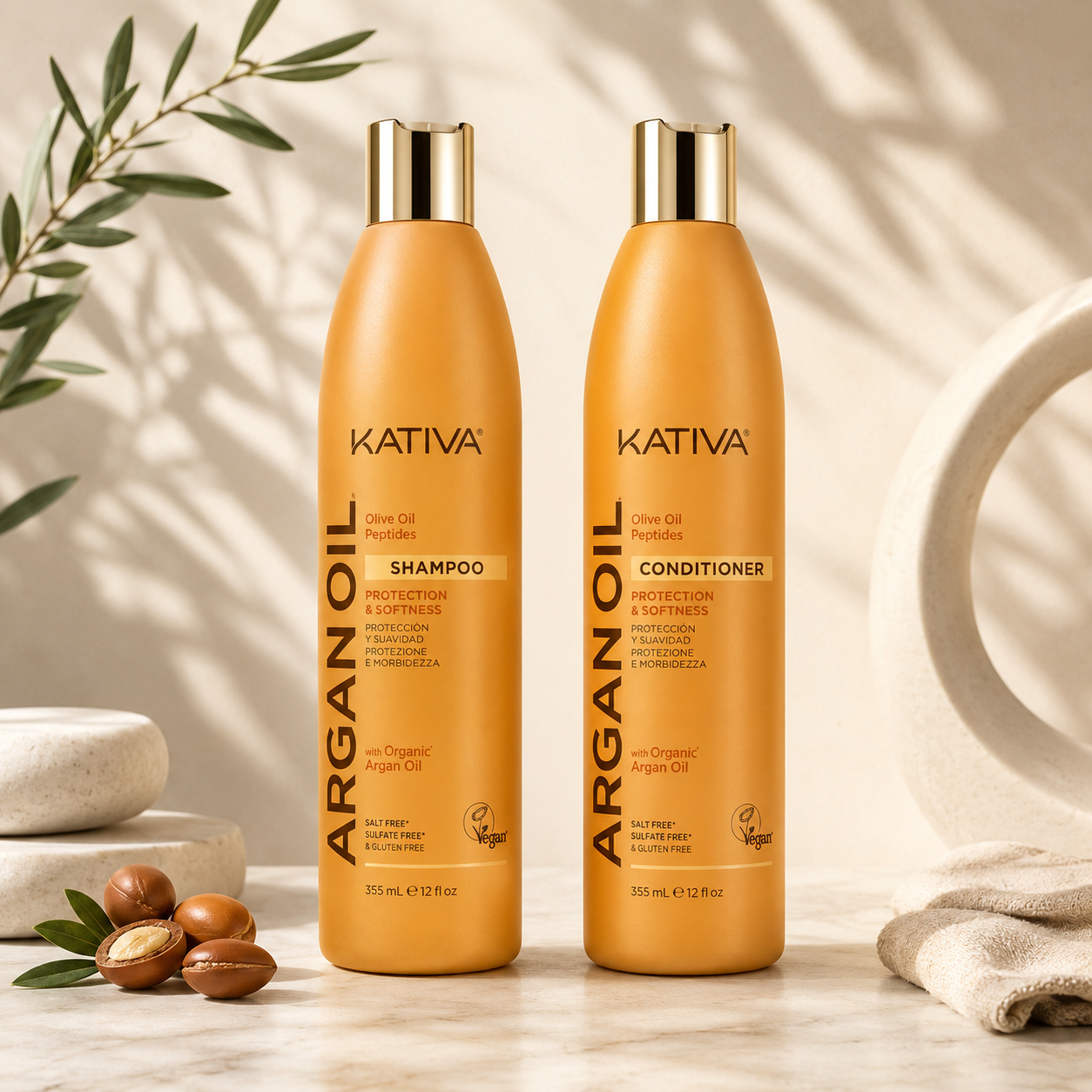 Kativa Argan Oil – Duo Shampoo & Conditioner