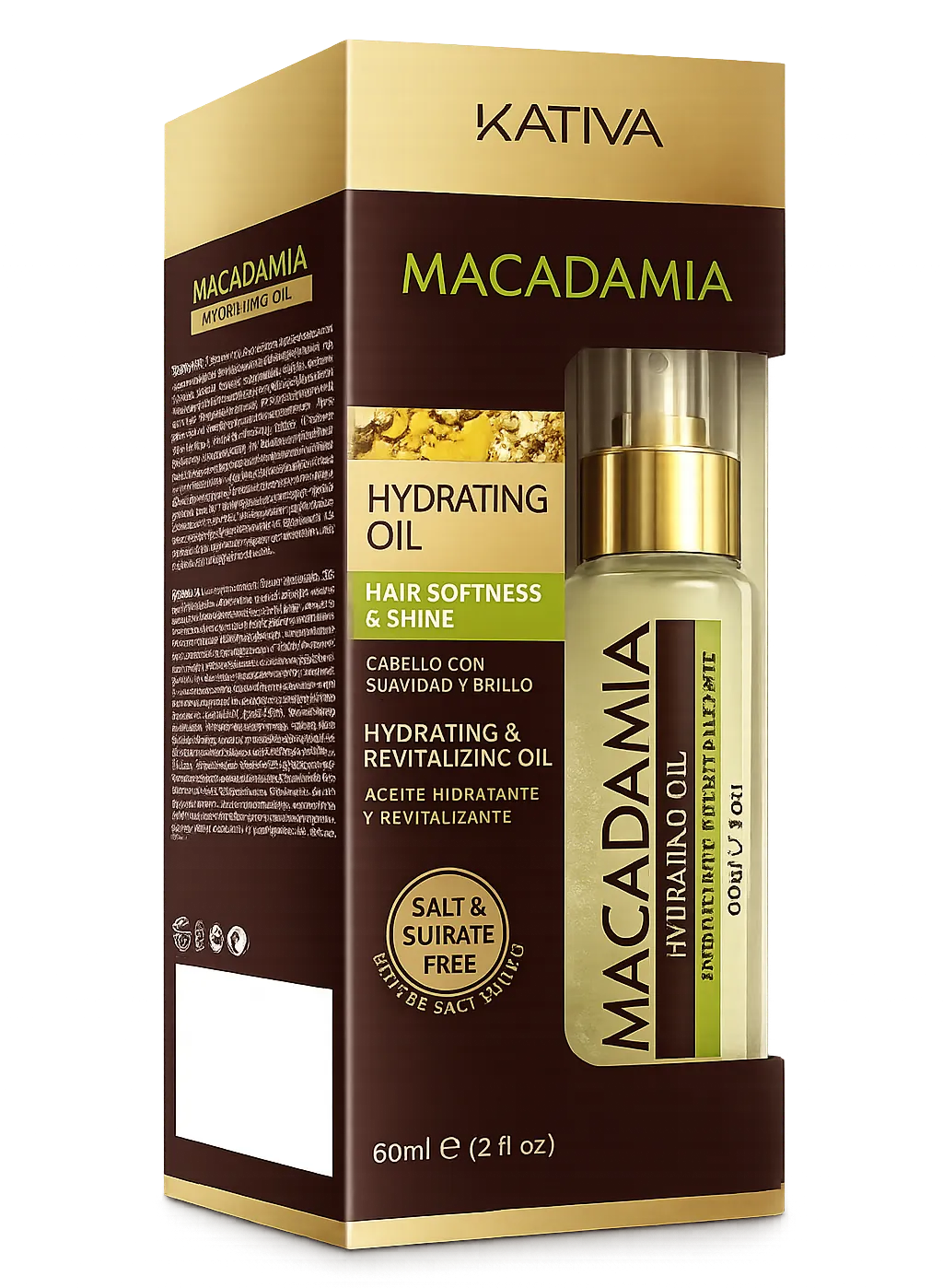 Kativa Macadamia Huile Capillaire