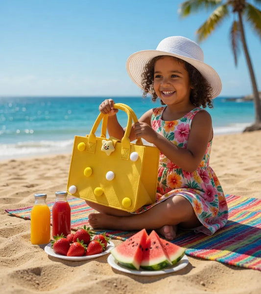 Tote Bag Feutrine Jaune