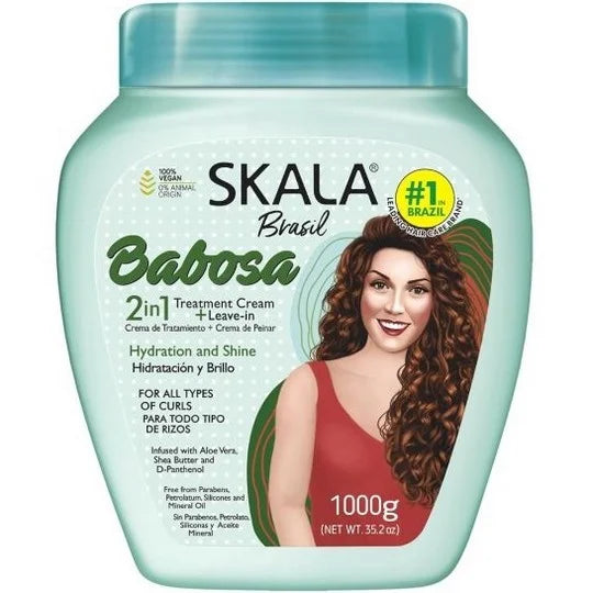 Skala Brasil Babosa Aloe Vera – Crème 2en1 Traitement + Leave-in 1000g